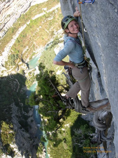 escalade dans le Verdon