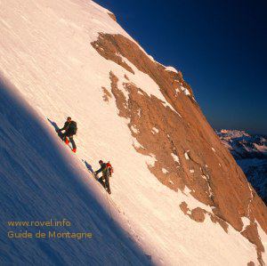 En montant le couloir Couturier à la Verte