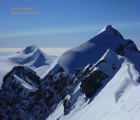 les arêtes du Lyskamm. les arêtes du Lyskamm