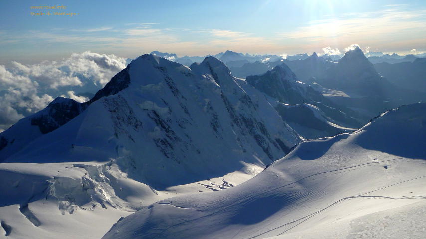 le Lyskamm face Nord.  le Lyskamm face Nord