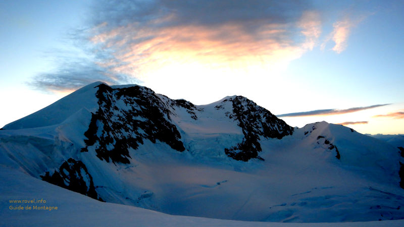 les arêtes du Lyskamm.  les arêtes du Lyskamm