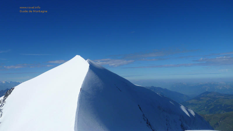 dans la traversée des Dômes de Miage dans la traversée des Dômes de Miage