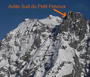 L'arête Sud du Petit Pelvoux L'arête Sud du Petit Pelvoux