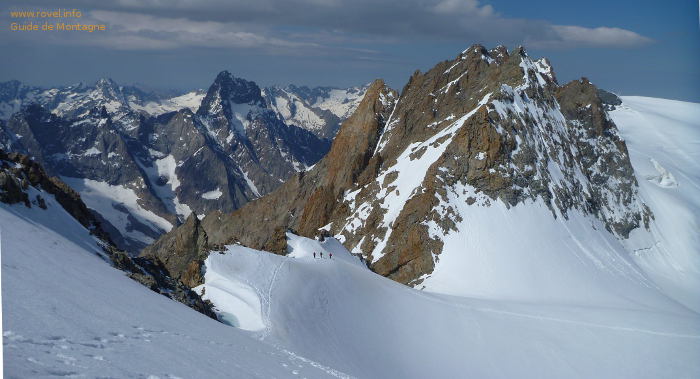 dans la descente du Rateau Ouest dans la descente du Rateau Ouest