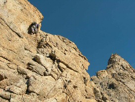 Escalade sur le super granite de Sialouze Escalade sur le super granite de Sialouze