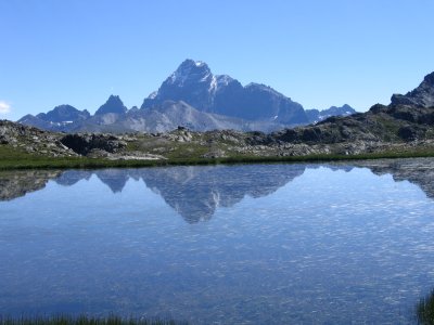 Le Viso vue depuis le Queyras Le Viso vue depuis le Queyras