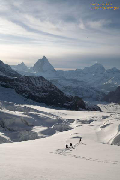 Sur le glacier du Glenn