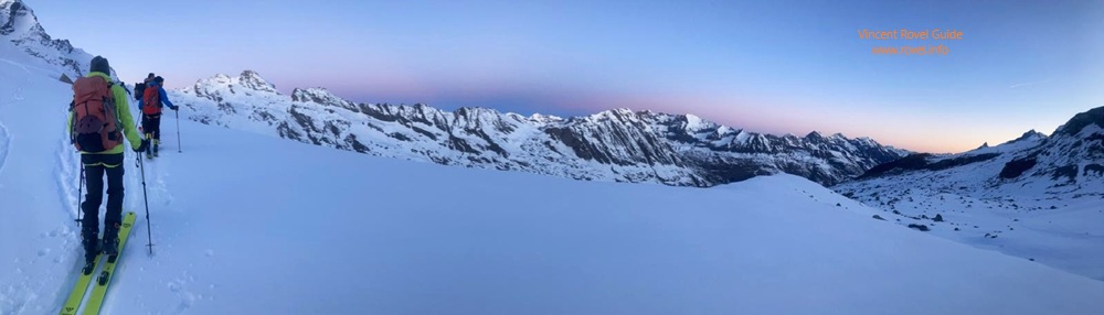 La Traversée du Grand Paradis vers la tête de l'Etrêt  La Traversée du Grand Paradis vers la tête de l'Etrêt