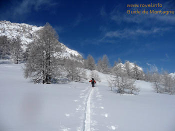 Grosse poudre au Piémont Viso.  Grosse poudre au Piémont Viso