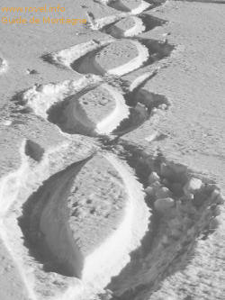 jolies traces à Serre Chevalier